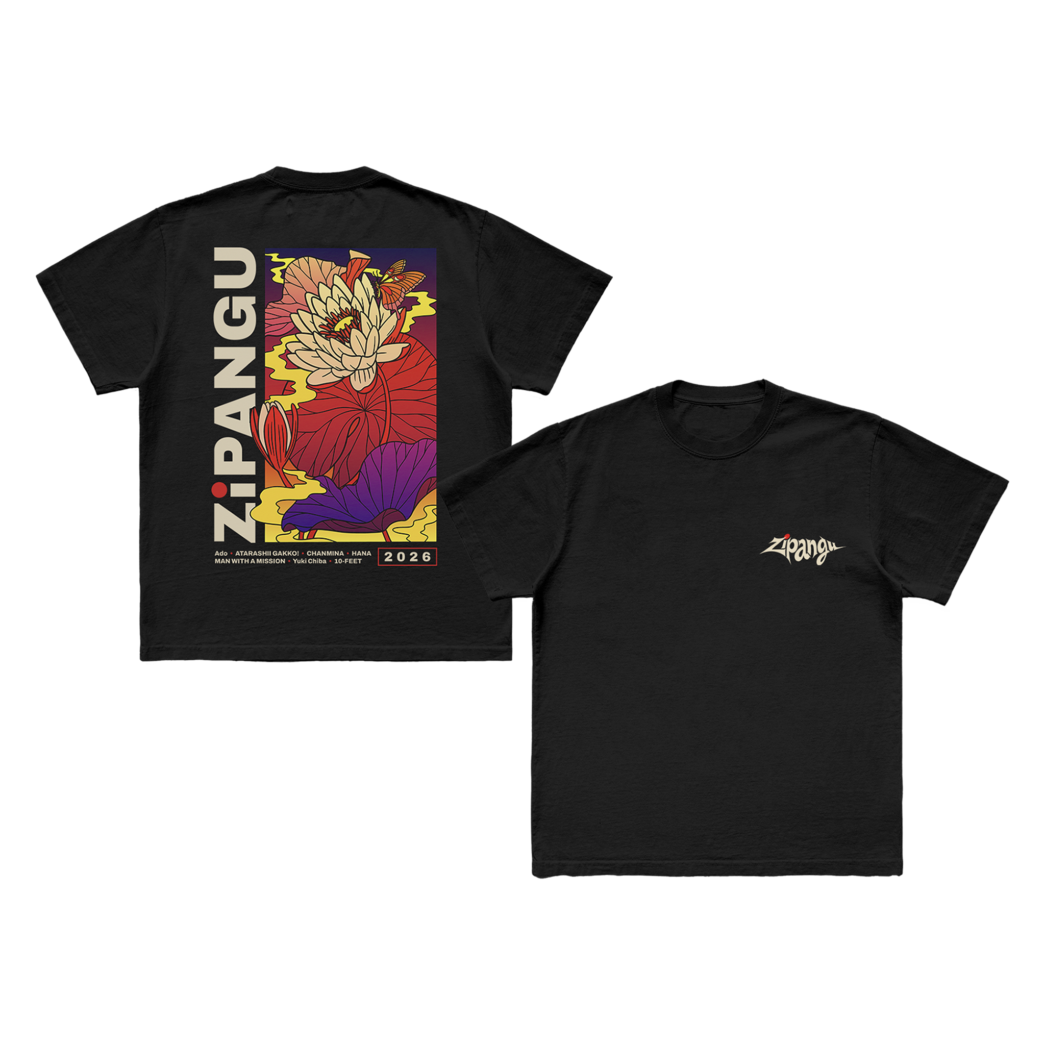 Zipangu 2026 Bloom Lineup Tee