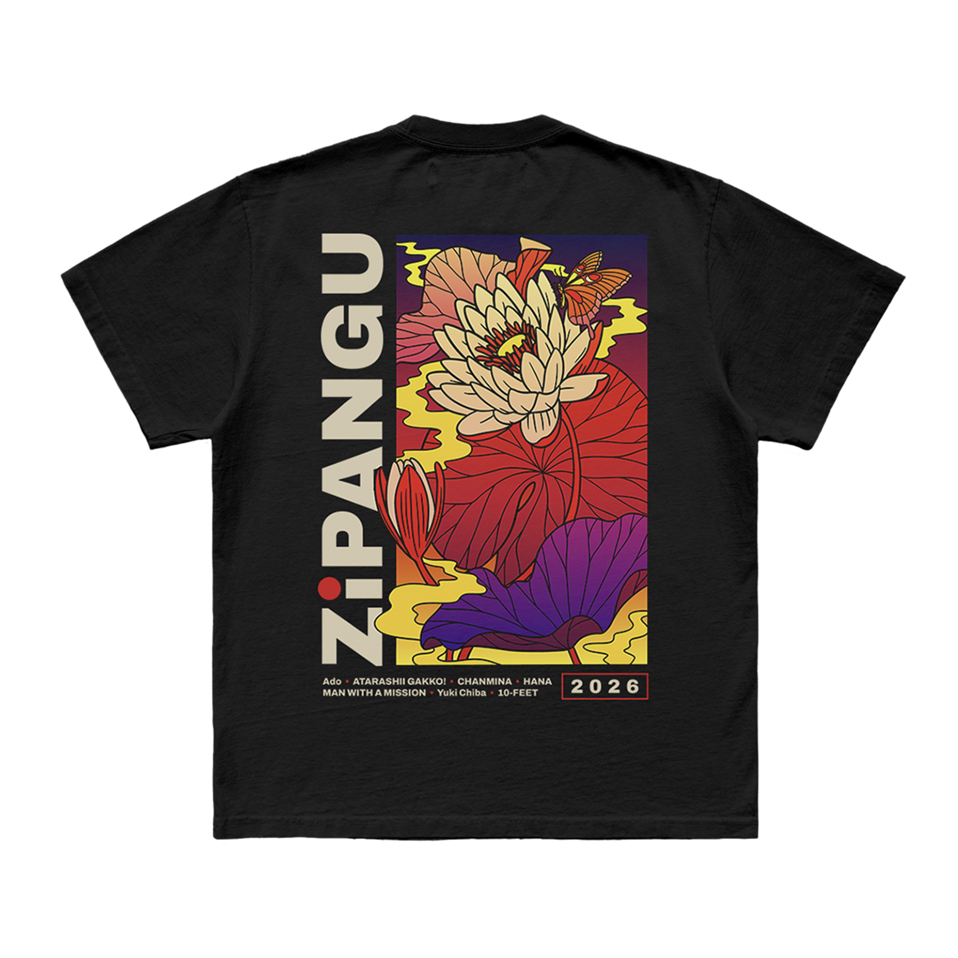 Ado Fashionable T-shirt Zipangu L Tシャツ Zipangu 2026 Bloom Lineup Tee