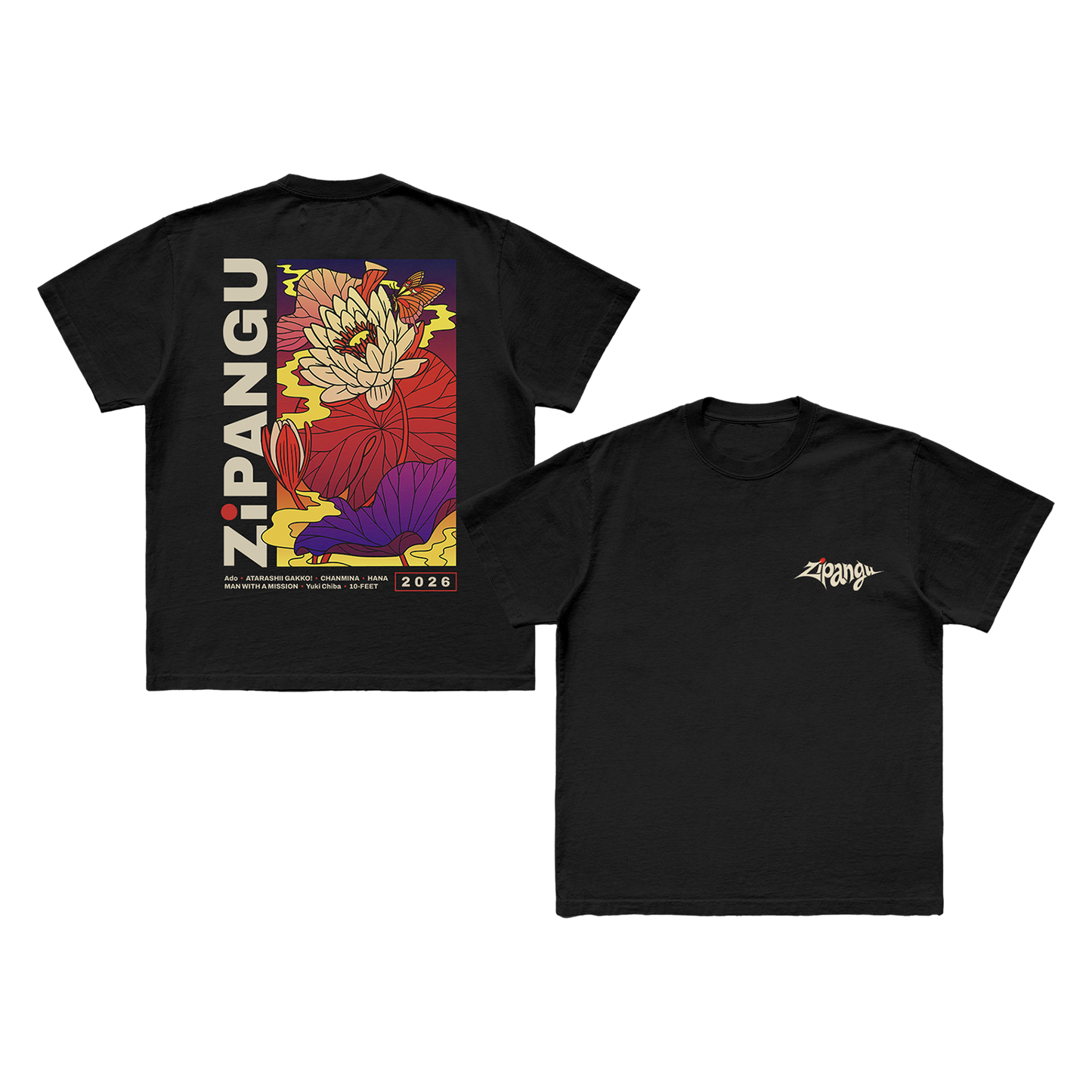 Zipangu 2026 Bloom Lineup Tee