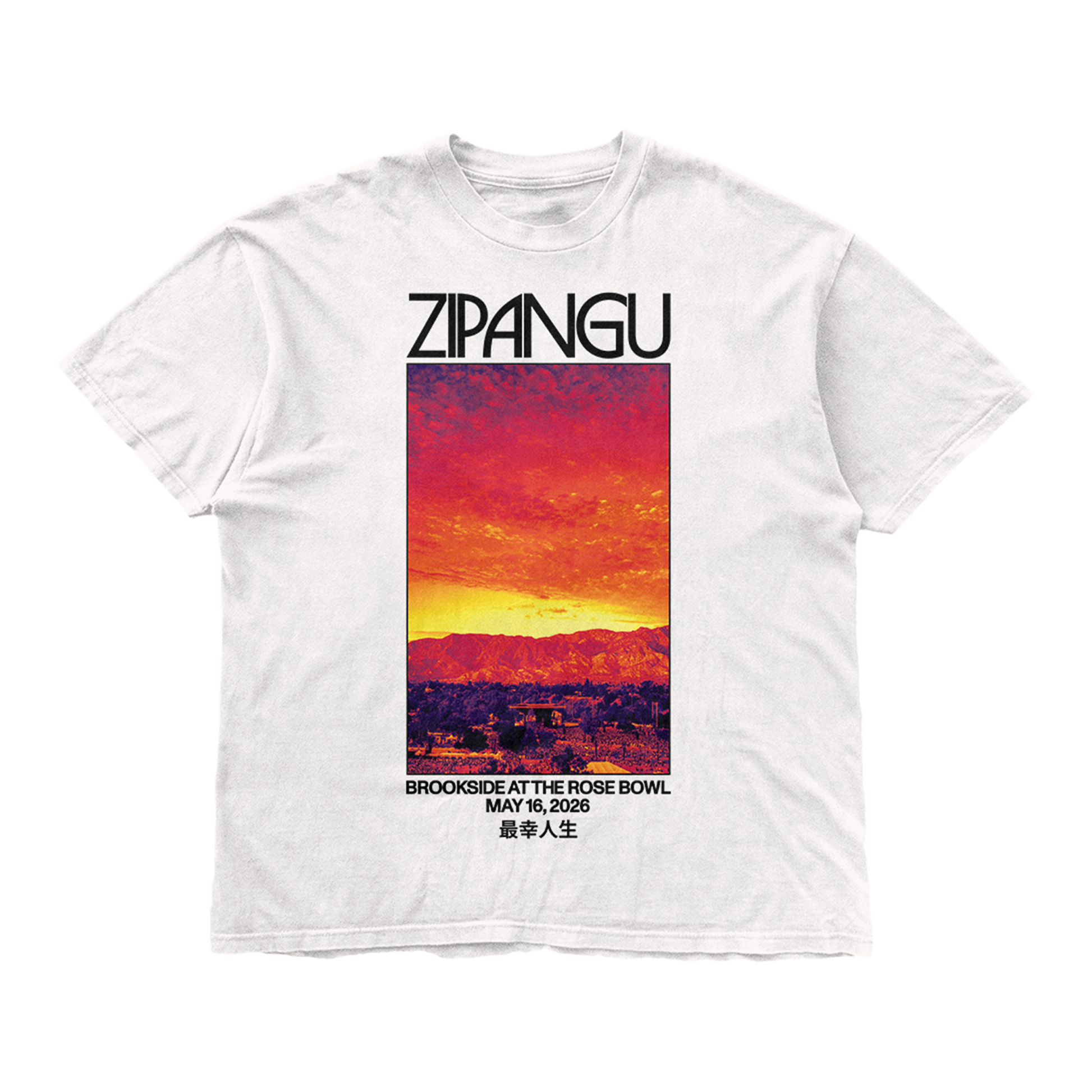 ZIPANGU Tシャツ 2026年5月16日ブラック M Zipangu 2026 Lineup Tee